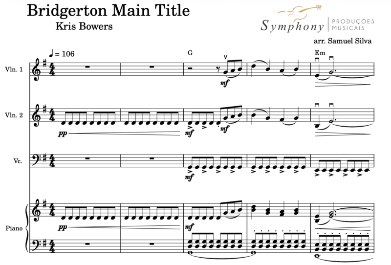Bridgerton Main Title